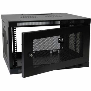 Tripp Lite by Eaton SmartRack 6U Low-Profile Switch-Depth-Plus Wall-Mount Rack Enclosure Cabinet - For Server - 6U Rack He