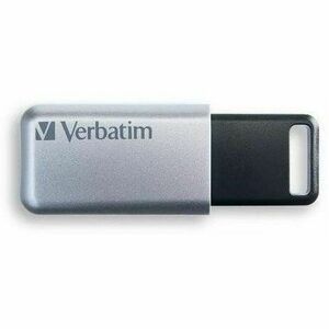 Verbatim Store 'n' Go Secure Pro 32 GB USB 3.0 Flash Drive - Silver - 256-bit AES - TAA Compliant - 1 Each