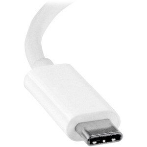 StarTech.com USB C to DVI Adapter - White - 1920x1200 - USB Type C Video Converter for Your DVI D Display / Monitor / Proj