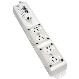 Eaton Tripp Lite Series Safe-IT UL 60601-1 Medical-Grade Power Strip for Patient-Care Vicinity, 4x 15A Hospital-Grade Outl
