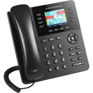 Grandstream GXP2135 IP Phone - Corded/Cordless - Corded - Bluetooth - Wall Mountable - Black - 8 x Total Line - VoIP - 2 x