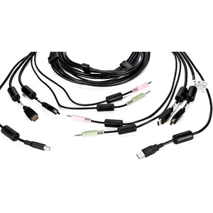 Vertiv AVOCENT 3.05 m KVM Cable - 1 - Cable for Keyboard, Mouse, KVM Switch - First End: 2 x 19-pin HDMI Type A Digital Au