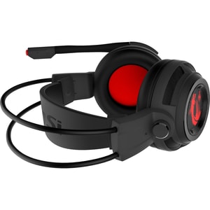 MSI DS502 Gaming Headset - Stereo - USB - Wired - 32 Ohm - 20 Hz - 20 kHz - Over-the-head - Binaural - Circumaural - 6.56 