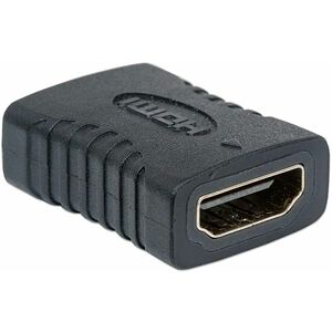 Cople HDMI hembra a hembra - 3840 x 2160 Supported - Oro Contacto - Negro
