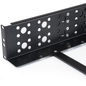 StarTech.com Mounting Rail for Server - Black - TAA Compliant - 45.36 kg Load Capacity