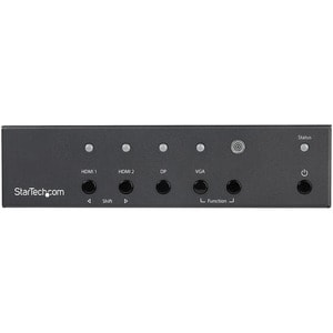StarTech.com Multi-Input to HDMI Converter Switch - DisplayPort, VGA and Dual-HDMI to HDMI Switch - Priority and Automatic