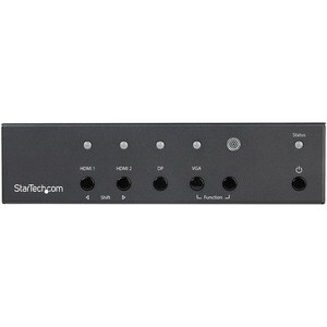 StarTech.com Multi-Input to HDMI Converter Switch - DisplayPort, VGA and Dual-HDMI to HDMI Switch - Priority and Automatic