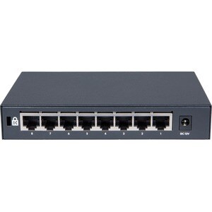 HPE OfficeConnect 1420 8G Switch - 8 Ports - Gigabit Ethernet - 10/100/1000Base-TX - 2 Layer Supported - Twisted Pair - Ra