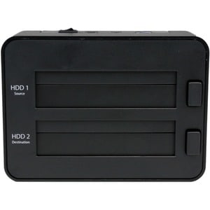 StarTech.com Dual Bay Hard Drive Duplicator and Eraser, External HDD/SSD Cloner / Copier / Wiper Tool, USB 3.0 to SATA Doc