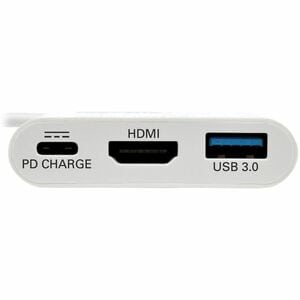 Eaton Tripp Lite Series USB-C to HDMI Adapter with USB 3.x (5Gbps) Hub Port and PD Charging, HDCP, White - 1 x HDMI - PC