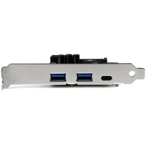 StarTech.com USB 3.1 PCIe Card - 5 Port - USB 3.1 Gen 2 (10Gbps) - 1x USB-C, 2x USB-A + 1x 2 Port IDC (5Gbps) - USB-C Card
