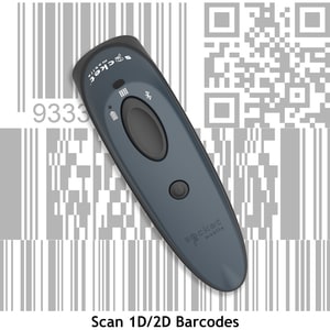 Handheld Scanner de code à barre Socket Mobile DuraScan D750 - Gris - Sans fil Connectivité - 1D, 2D - Imager - Bluetooth