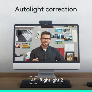 Logitech C925e Webcam - 30 fps - USB 2.0 - 1920 x 1080 Video - Auto-focus - Microphone - For Notebook, Monitor