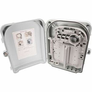 Digitus FTTH Outdoor Distribution Box for 24 LC/Duplex, SC/ Simplex couplers. Connector type: LC/SC, Product colour: Grey.