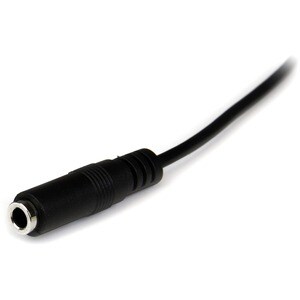 StarTech.com 1m Slim 3.5mm Stereo Extension Audio Cable - M/F - Cable for Audio Device, Headphone, iPhone - First End: 1 x