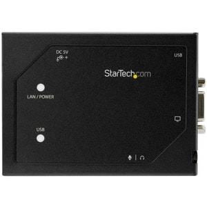 StarTech.com VGA-Over-IP Extender with 2-port USB Hub - Video-Over-LAN Extender - 1920 x 1200 - Broadcast video from your 