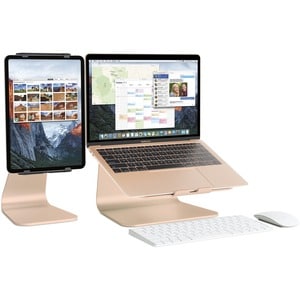 Rain Design mStand Laptop Stand - Gold - mStand transforms your notebook into a stylish and stable workstation so you can 