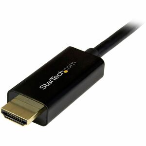 StarTech.com 10ft (3m) DisplayPort to HDMI Cable, 4K 30Hz Video, DP 1.2 to HDMI Adapter Cable Converter for HDMI Monitor/D
