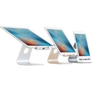 Rain Design mStand tabletplus - tablet stand - Gold - Angle-adjustable stand ensures precise viewing angle. Angle-adjustme