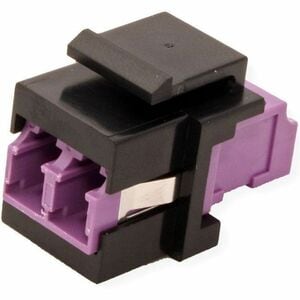 ROLINE Keystone LWL-Adapter LC/LC Duplex, Multimode, OM4