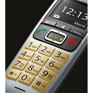 Gigaset E560 DECT-Schnurlostelefon - Silber - 1 Telefonleitung(en) - Freisprecheinrichtung - Hörhilfen-kompatibel