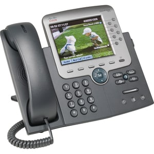 Teléfono IP Cisco Unified 7975G - Montable en Pared - Gris Oscuro - 8 x Total de línea - VoIP - 2 x Red (RJ-45)
