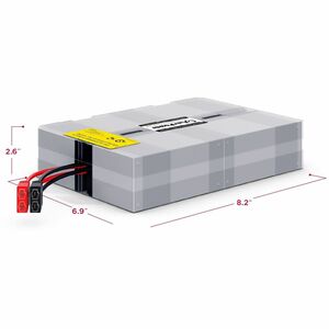 CyberPower RB1270X4G Replacement Battery Cartridge - 4 X 12 V / 7 Ah Sealed Lead-Acid Battery, 18MO Warranty