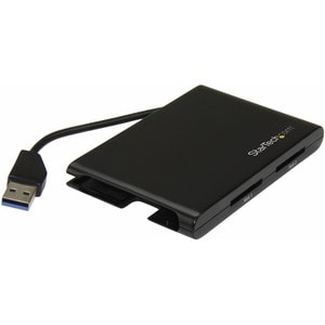 StarTech.com 2 Slot USB 3.0 SD Card Reader w/ UASP - SD 4.0 UHS II - TAA Compliant - USB SD Card Reader - Dual SD Card Rea