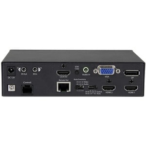 StarTech.com Trasmettitore HDMI, VGA e DP via HDBaseT con Commutazione Prioritaria Automatica - 4 Dispositivo d'ingresso -