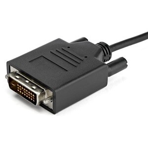 StarTech.com 1m / 3 ft USB-C to DVI Cable - USB 3.1 Type C to DVI - 1920 x 1200 - Black - 3.3 ft. / 1 m USB C to DVI cable