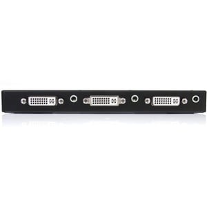 StarTech.com Signal Splitter - Aluminium - Black - TAA Compliant - 1920 x 1200 - 10 m Maximum Operating Distance - Audio L