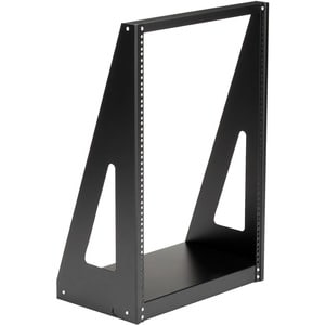 StarTech 2-Post 16U Heavy-Duty Desktop Server Rack, Small Open Frame 19in Network Rack for Home/Office IT Equipment, TAA C