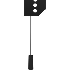 Kanto PT300 Wall Mount for TV - Black - 1 Display(s) Supported - 90" Screen Support - 150 lb Load Capacity - 600 x 400, 10