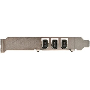 StarTech.com PCI1394MP. Hostschnittstelle: PCI, Output interface: IEEE 1394/Firewire. Produktfarbe: Grün, Metallisch, Zert