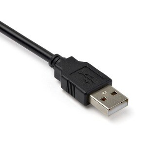 StarTech.com ICUSB2321X. Anschluss 1: DB-9, Anschluss 2: USB 2.0 A, Kabellänge: 0,42 m. Produktfarbe: Schwarz