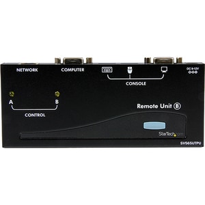 StarTech.com SV565UTPUEU, Sender und Empfänger, Kabelgebunden, 150 m, Schwarz, CE, FCC, REACH, TAA, UL, VGA