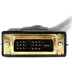 StarTech.com 2 m DVI/HDMI Videokabel für Videogerät, TV, Optisches Laufwerk, Monitor, Projektor - 1 - Abschirmung - Schwarz
