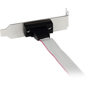 StarTech.com IDC/DB-9. Compatible chassis type: Small Form Factor (SFF), Typ: andere, Produktfarbe: Grau. Breite: 18,5 mm,