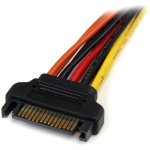 StarTech.com PYO2LSATA, 0,15 m, SATA 15-Pin, 2 x SATA 15-Pin, Männlich, Weiblich, Gerade