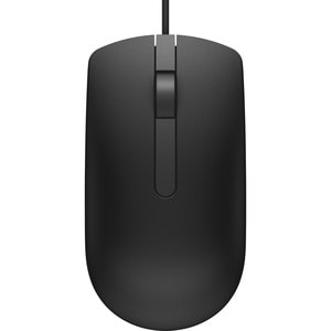 Dell MS116 Maus - USB - Optisch - 2 Taste(n) - Schwarz - Kabel - 1000 dpi Auflösung - Scroll-Rad