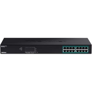 TRENDnet TPE-TG160G 16 Anschlüsse Ethernet-Switch - Gigabit-Ethernet - 10/100/1000Base-T - Neu - TAA-konform - 2 Unterstüt