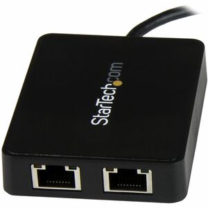 StarTech.com Gigabit Ethernet Adapter for Computer, Notebook - 10/100/1000Base-T - Desktop - USB Type C ASIX - AX88179 - 2