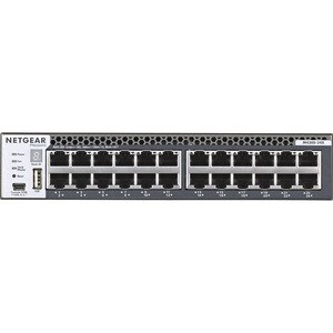 Netgear ProSafe M4300 24G Managed Switch 24 x 10GbE - 24 Ports - Manageable - 10GBase-T, 10GBase-X - 4 Layer Supported - M