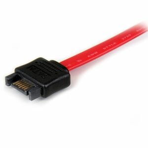 StarTech.com 30 cm SATA Datentransferkabel - 1 Stück - Cable for Speicherausrüstung - Verlängerungskabel - Rot