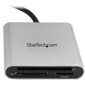 StarTech.com USB 3.0 Flash Memory Multi-Card Reader / Writer with USB-C - SD microSD and CompactFlash Card Reader w/ Integ