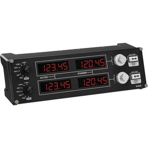 Saitek Flight Radio Panel Professional Simulation Radio Controller - Cable - USB - PC - Black