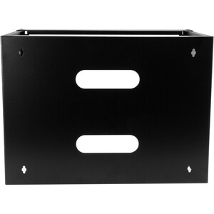 StarTech.com 8U Wall Mount Rack, 14in Deep, 19 inch Wall Mount Network Rack, Wall Mounting Patch Panel Bracket for Switch/