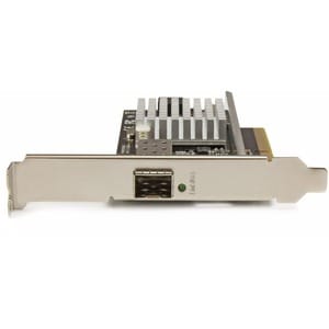 StarTech.com Tarjeta PCI Express de Red con 1 Puerto de 10Gb SFP+ - Fibra Óptica con Chip Intel y Transceptor Multimodo - 