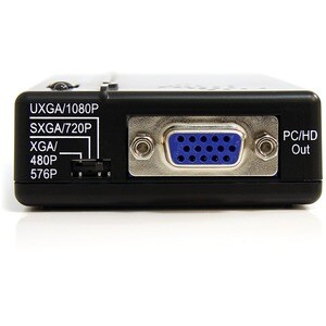 StarTech.com Signalwandler - Extern - Funktionen: Signalumwandlung, Videoskalierung - 1600 x 1200 - PAL, NTSC - HDTV - VGA