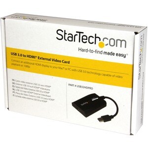 StarTech.com Grafikadapter - 1 Paket - USB 3.0 - HDMI - 1920 x 1080 Supported